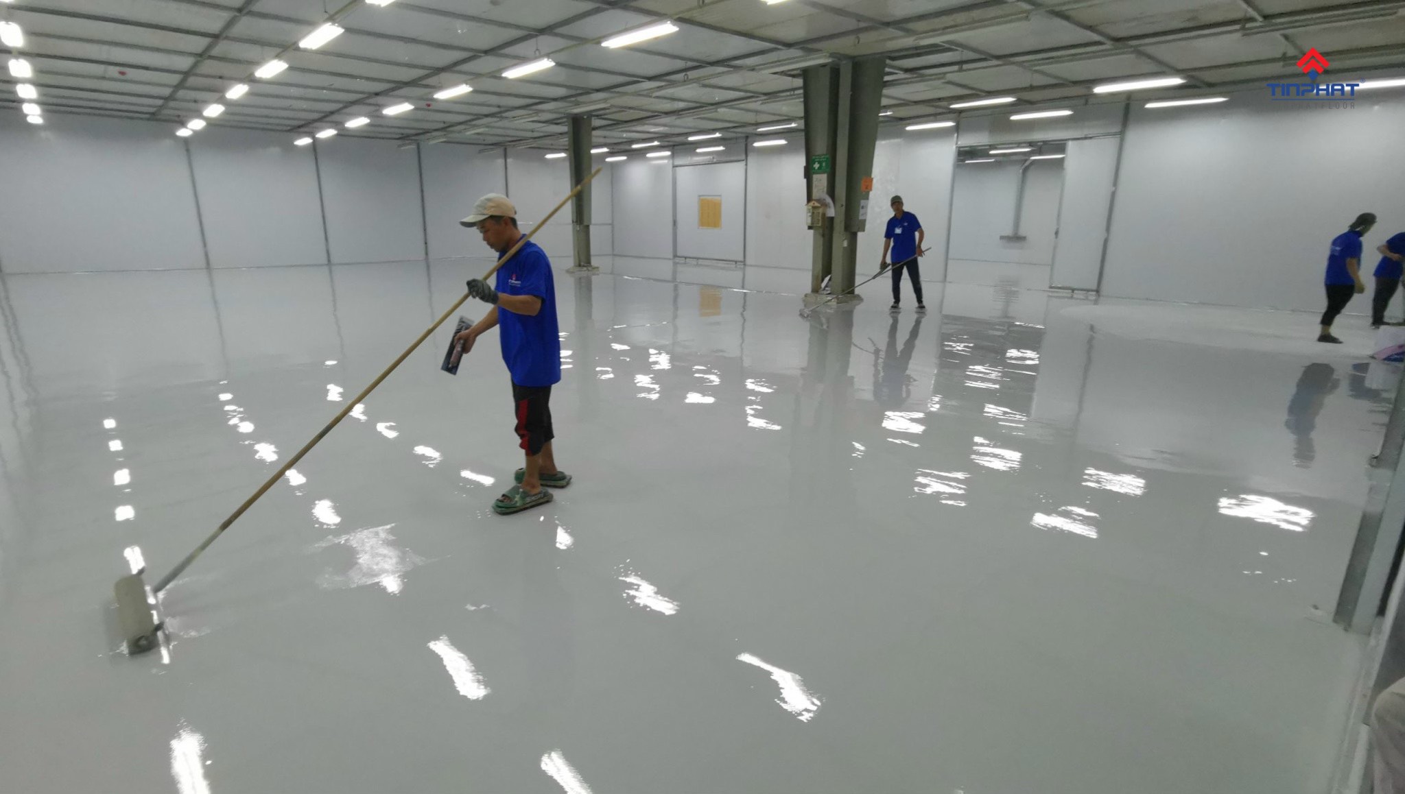 Thi công sơn epoxy