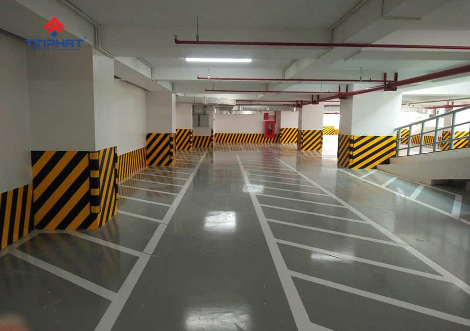Sơn-epoxy-tầng-hầm-hoàn-thiện