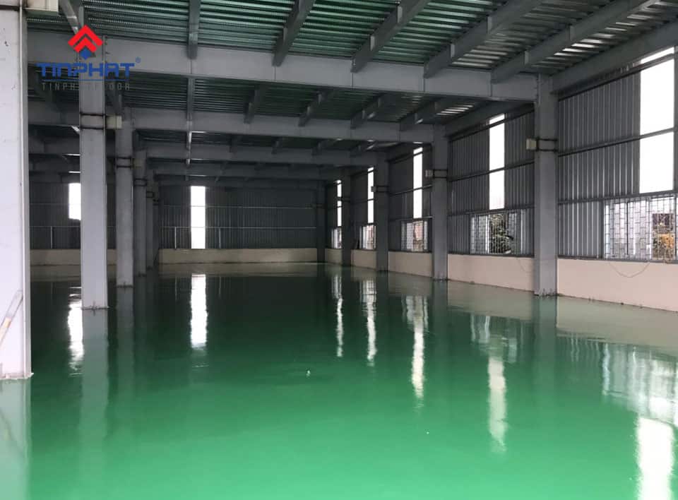 Mặt sơn sàn hoàn thiện tại nhà máy sunhouse