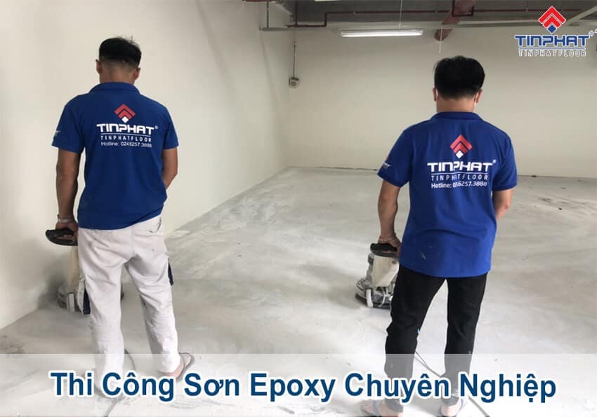 Thi công sơn sàn epoxy nhà xưởng đạt chuẩn kỹ thuật