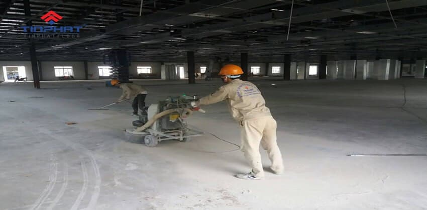 xử lý và vệ sinh mặt sàn