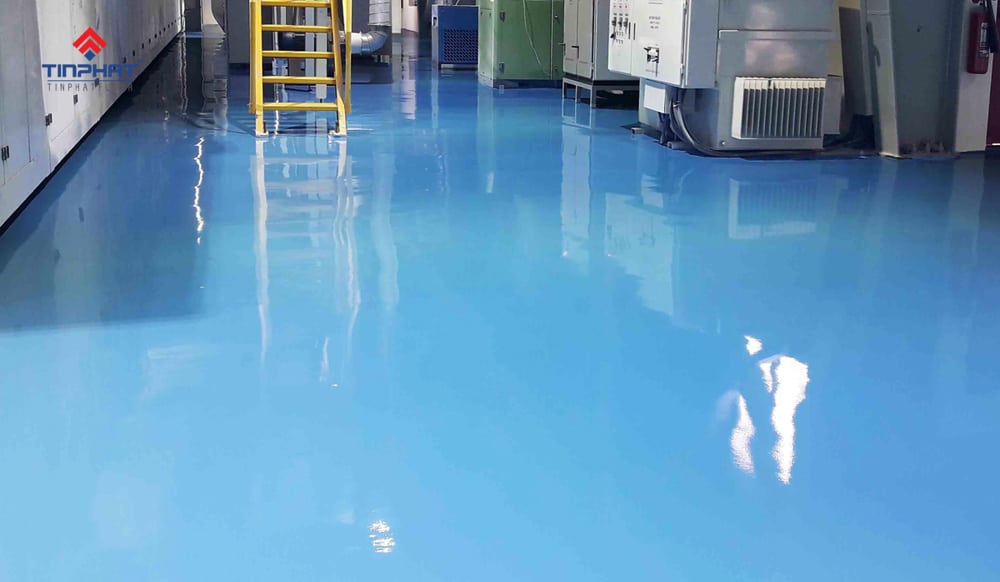 Sơn sàn tự phẳng độ bóng cao
