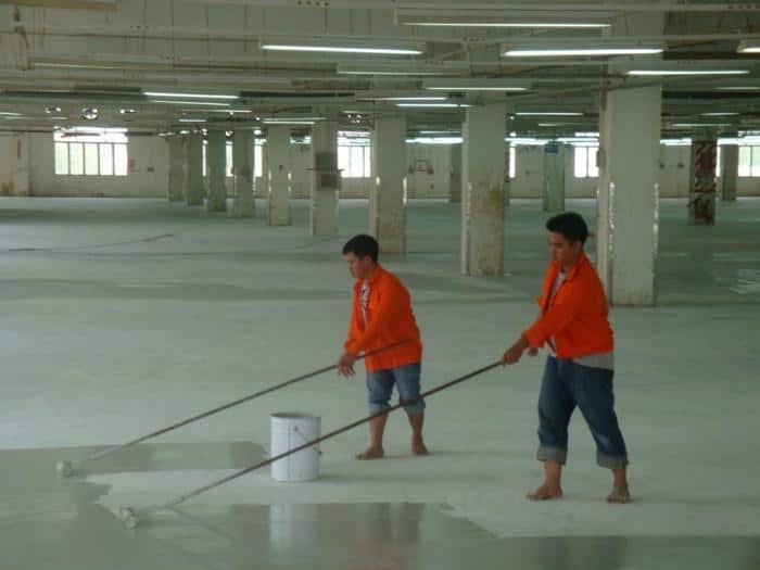Quy trình thi công sơn epoxy loại gốc dầu