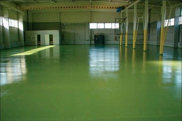 Sơn Epoxy trong thiết kế nền nhà xưởng.