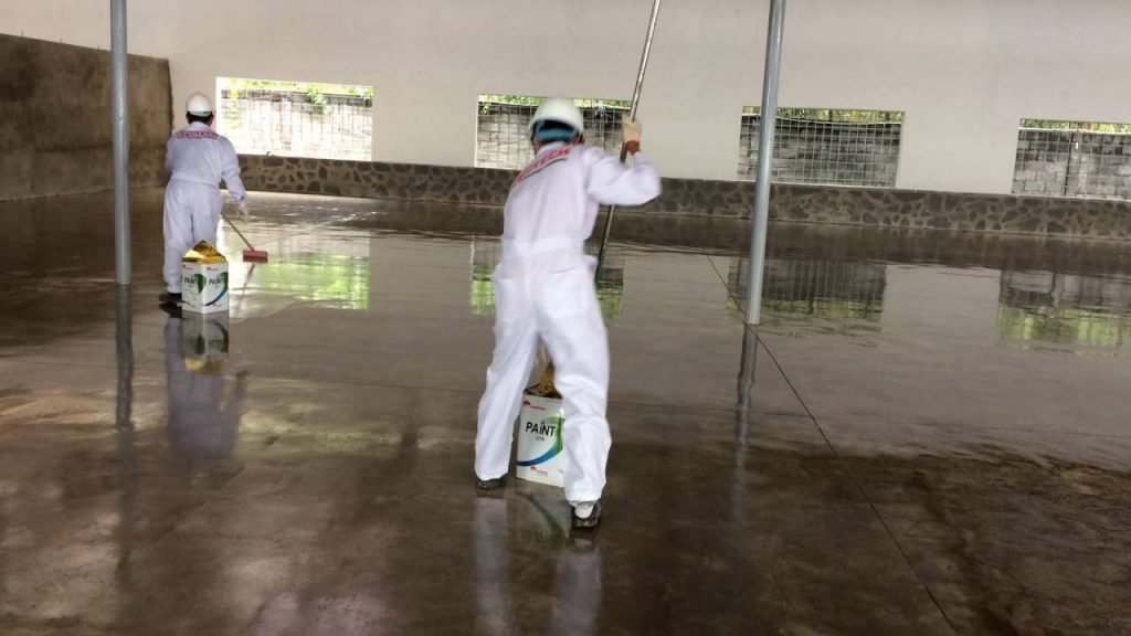 Thi công sơn Epoxy chuyên nghiệp cho sàn nhà xưởng