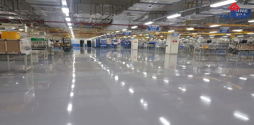 giá sơn nền epoxy phù hợp với túi tiền người dùng