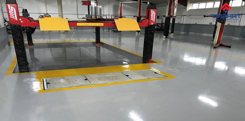 sơn epoxy sàn nhà xưởng có chủng loại đa dạng