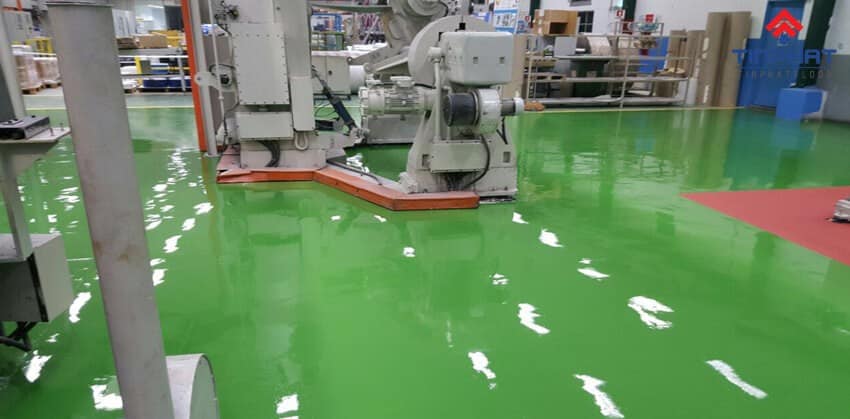 sơn nền epoxy rất nhiều đặc điểm nổi bật