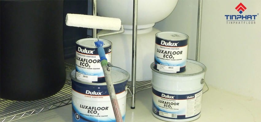 thi công sơn epoxy dulux