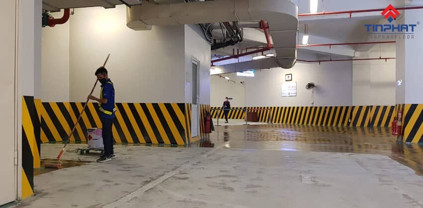 sơn epoxy dự án toàn nhà petro việt nam 10