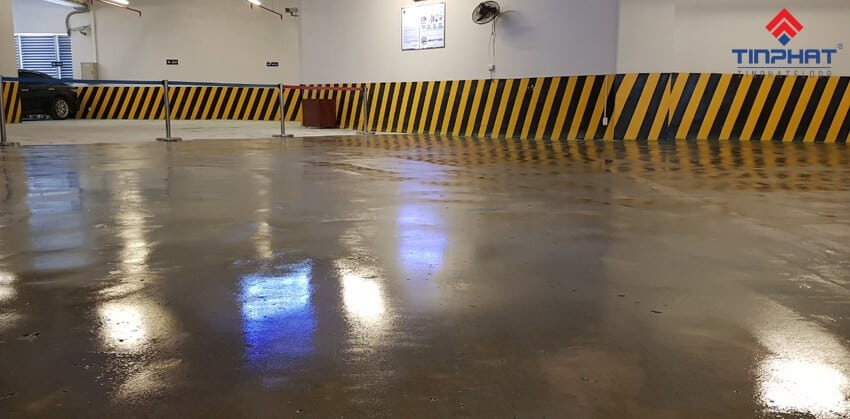 sơn epoxy dự án toàn nhà petro việt nam 11