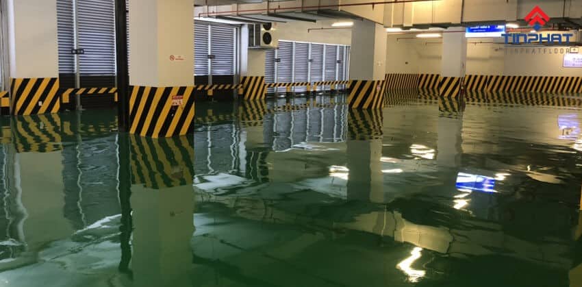 sơn epoxy dự án toàn nhà petro việt nam 5