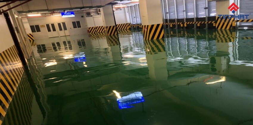 sơn epoxy dự án toàn nhà petro việt nam 7