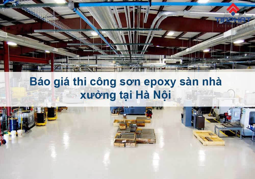 thi công sơn epoxy sàn nhà xưởng tại hà nội