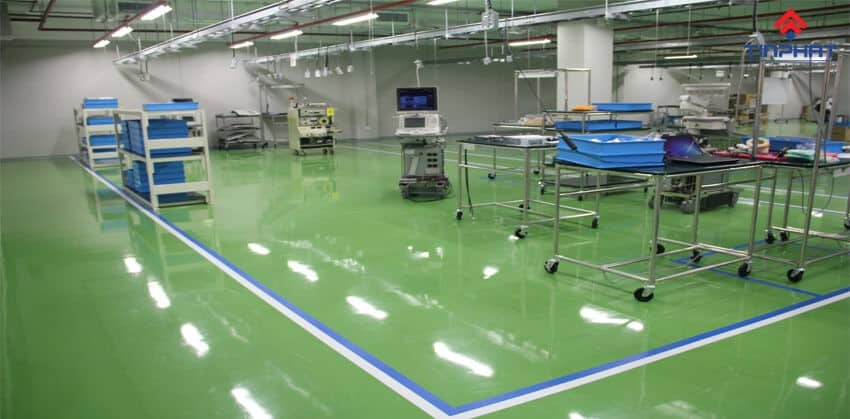 Các loại sơn epoxy chống tĩnh điện phổ biến hiện nay