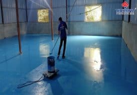 Thi công sơn epoxy công ty Haru Hà Nội