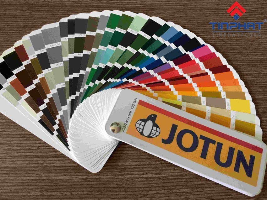 Bảng màu sơn Epoxy Joton 
