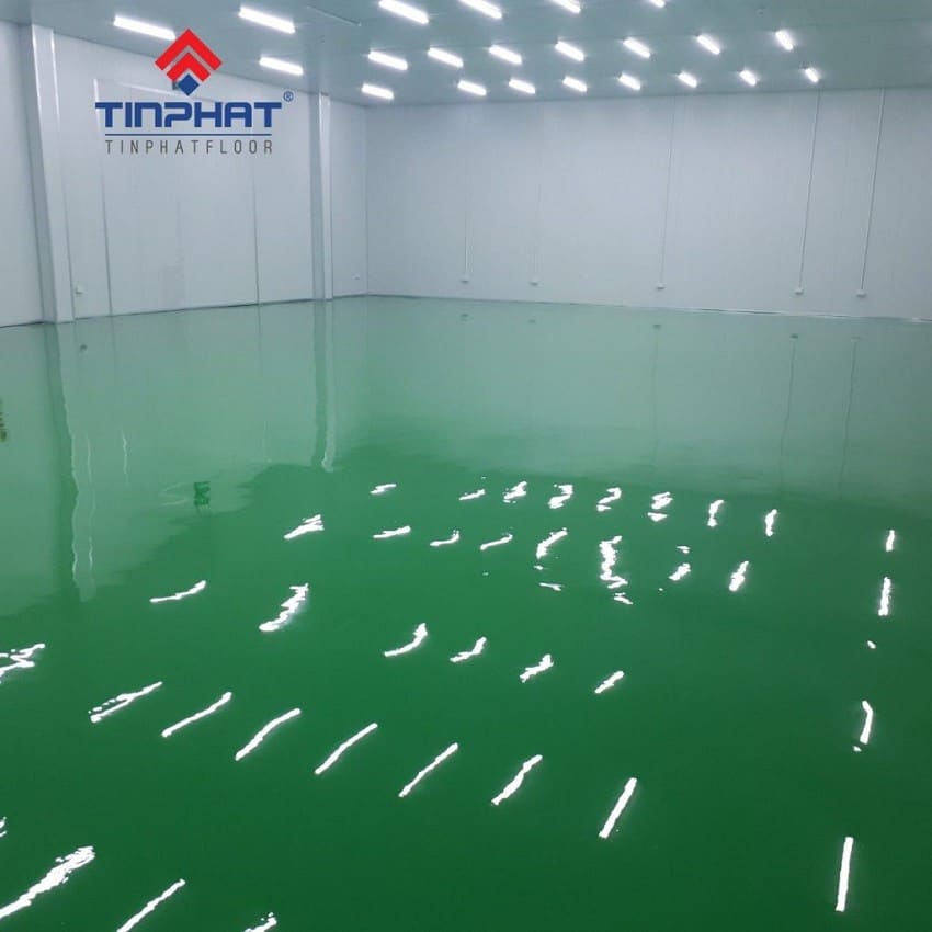 Quy trình sơn epoxy tự san phẳng chi tiết