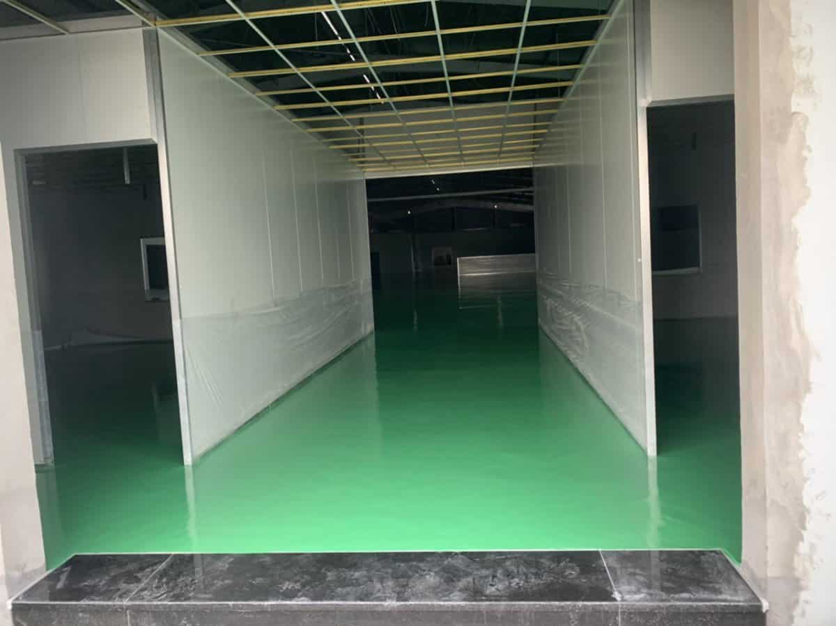 Nghiệm thu sơn sàn Epoxy 8000M2 tại Hưng Yên