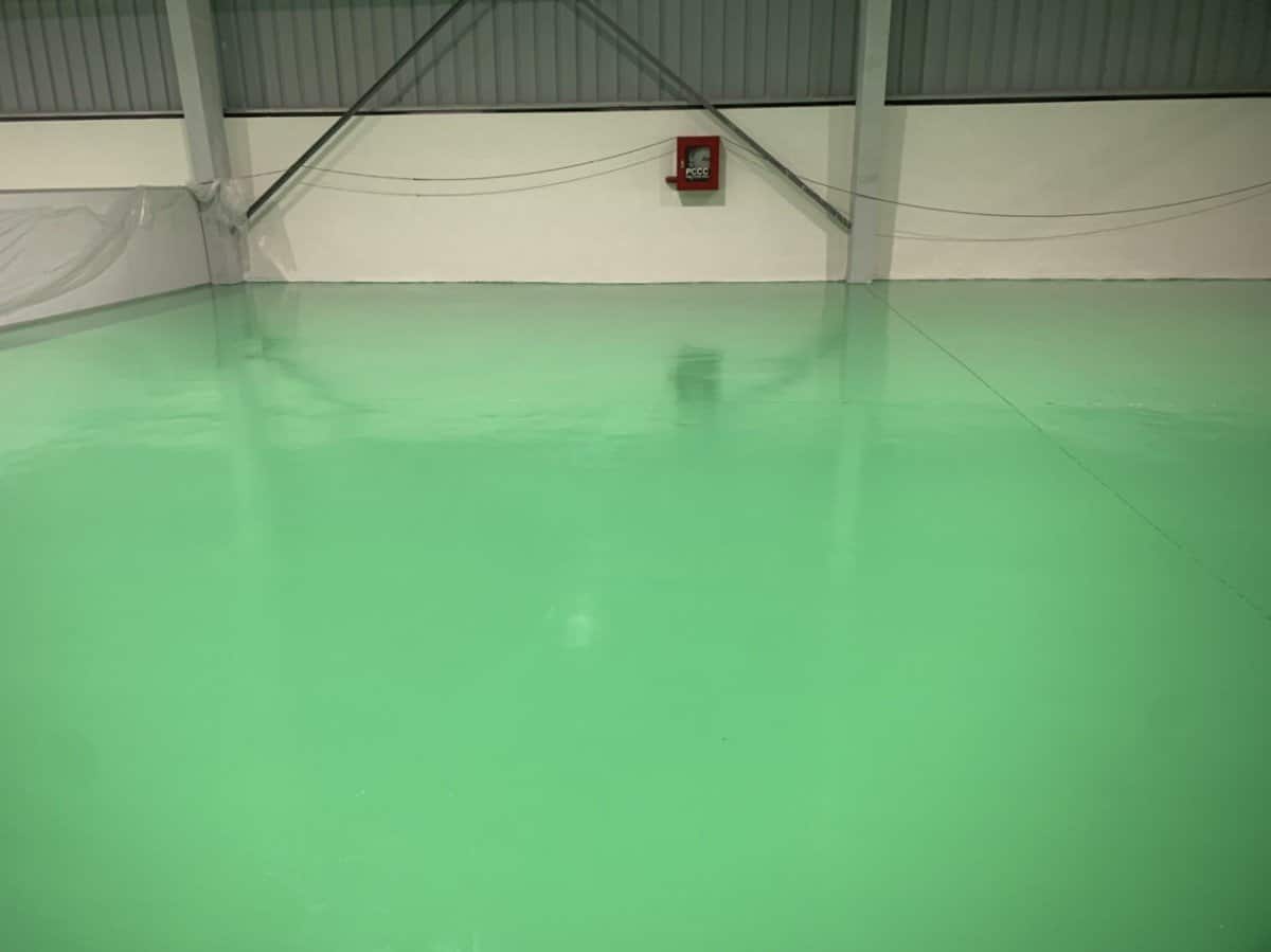 Nghiệm thu sơn sàn Epoxy 8000M2 tại Hưng Yên