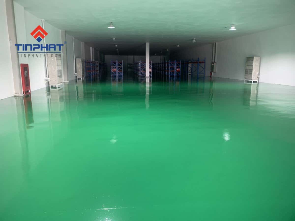 Hoàn thiện công trình sơn Epoxy tự san phẳng