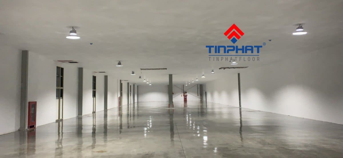 Công trình thi công hoàn thiện với sơn Epoxy
