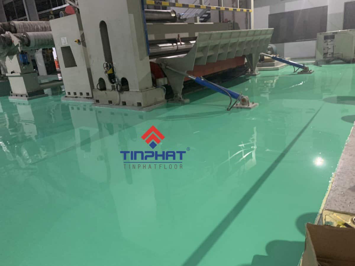 Công trình sơn Epoxy nhà máy giấy Việt Trì 
