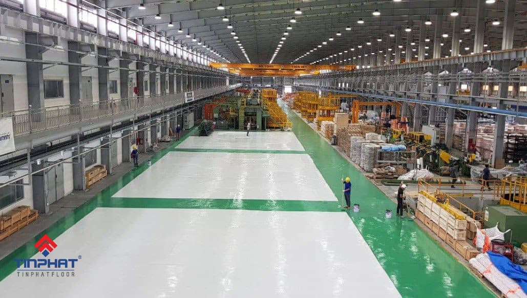 Thi công sơn Epoxy nhà xưởng tại Hải Phòng