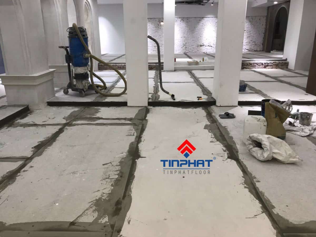 Mài sàn, cải tạo trước khi sơn Epoxy chống trượt