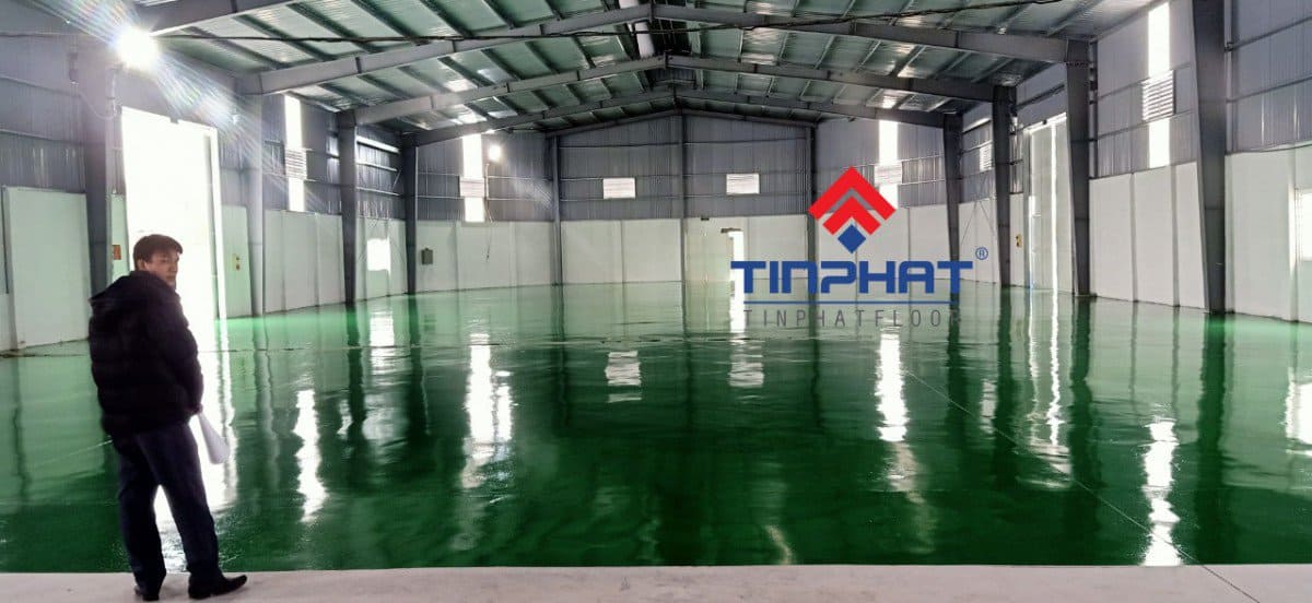 Thi công sơn epoxy sân bóng chuyền 