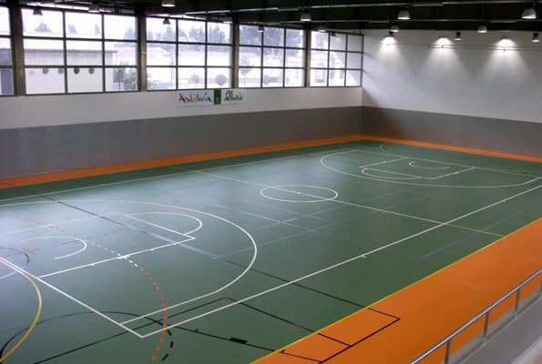 Thi công sơn epoxy sân bóng chuyền 