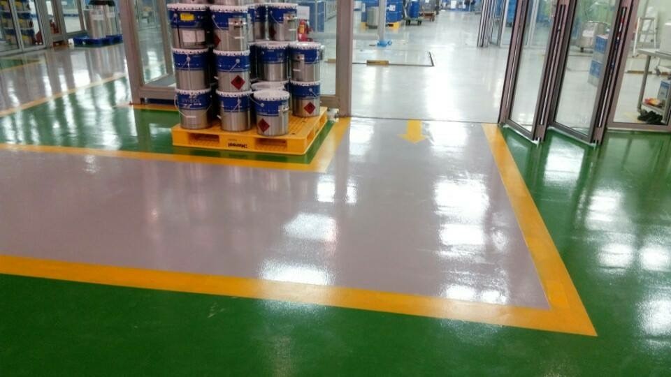 Hoàn thiện công trình thi công sơn Epoxy 
