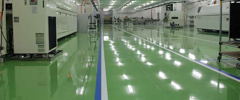 Công trình sử dụng sơn Epoxy hệ lăn
