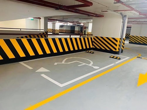 Hoàn thiện và bàn giao bãi đậu xe sau khi thi công