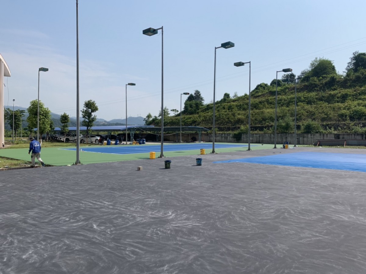 Công trình nhà xưởng tại Hải Phòng với sơn Epoxy hệ lăn cho sàn tải trọng thấp