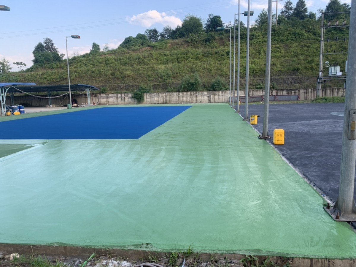 Bề mặt sàn sơn Epoxy sau khi sơn sửa