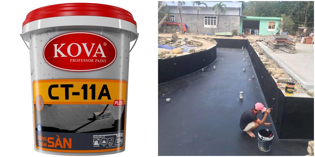 Sơn chống thấm hồ cá KOI Kova
