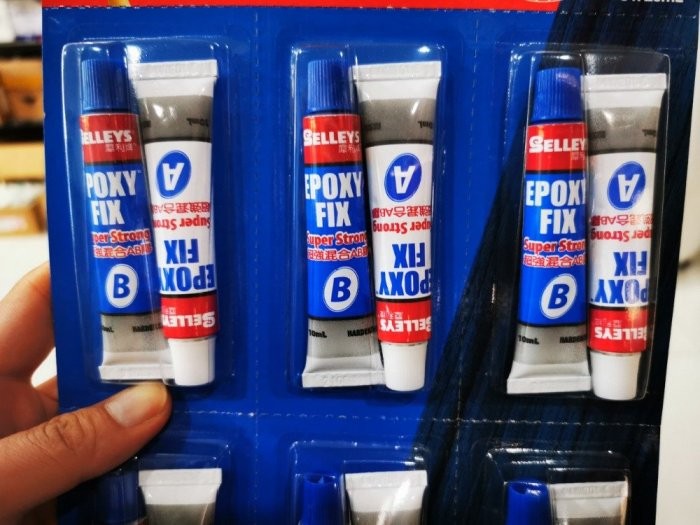 Bao bì Keo 2 thành phần epoxy Fix Selleys