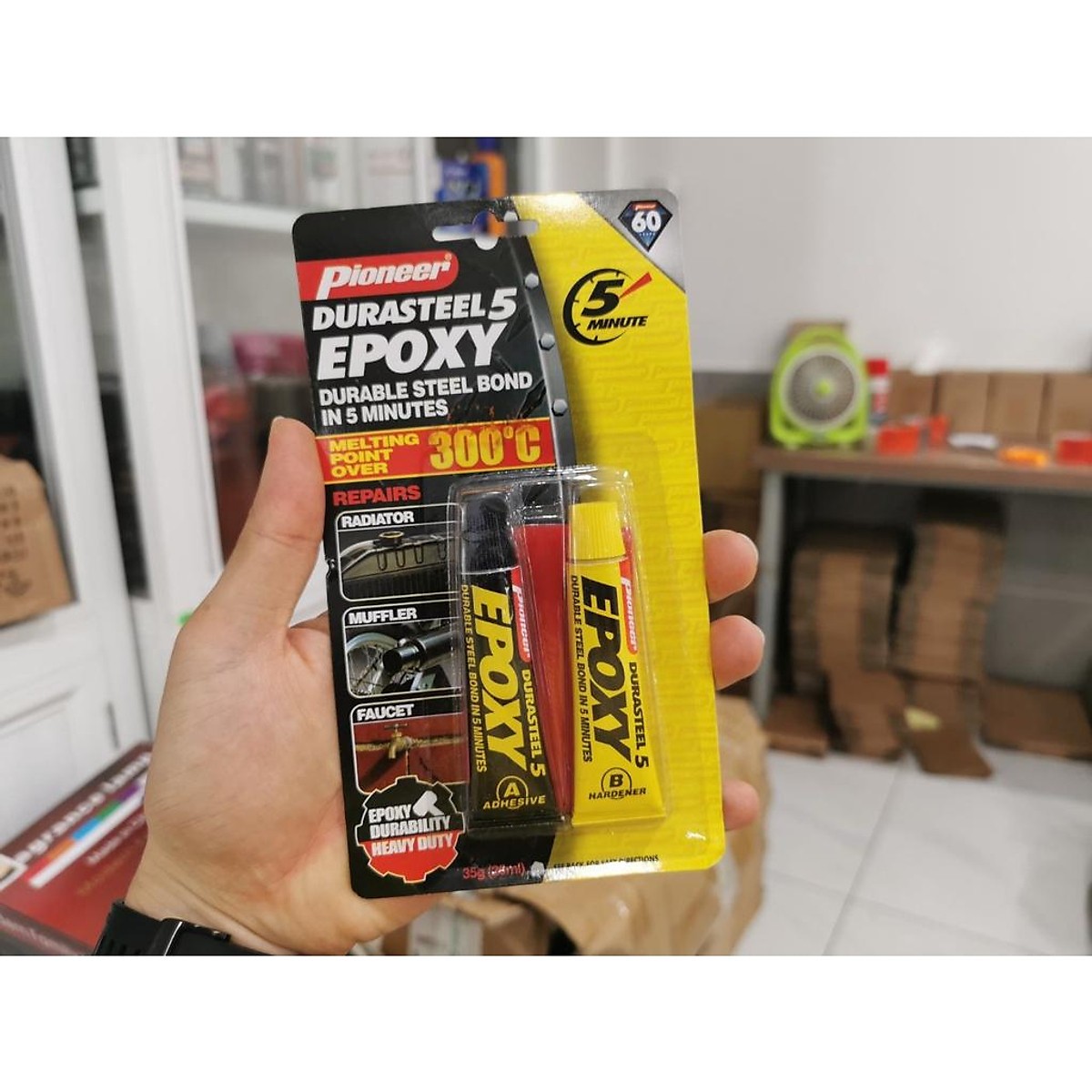 Bao bì Keo dán kim loại Pioneer Durasteel 5 chịu nhiệt