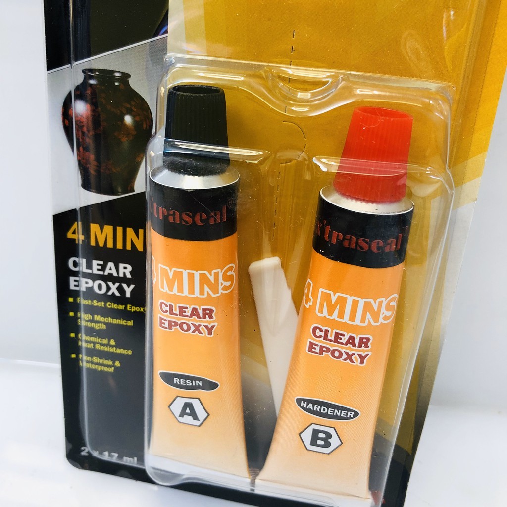 Bao bì sản phẩm Keo dán đa năng 2 thành phần X’traseal epoxy A.B