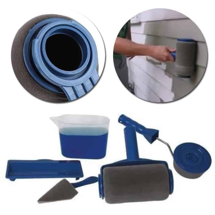 Đầu lăn và khu vực đổ sơn