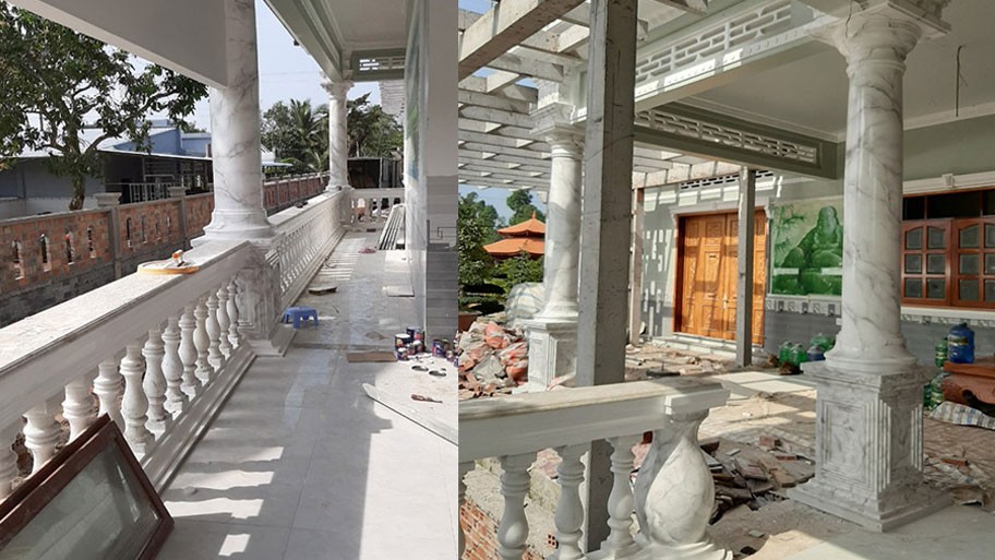 Thi công sơn Epoxy giả đá