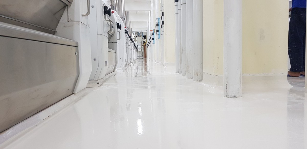 Công trình sử dụng sơn Epoxy hệ tự san phẳng