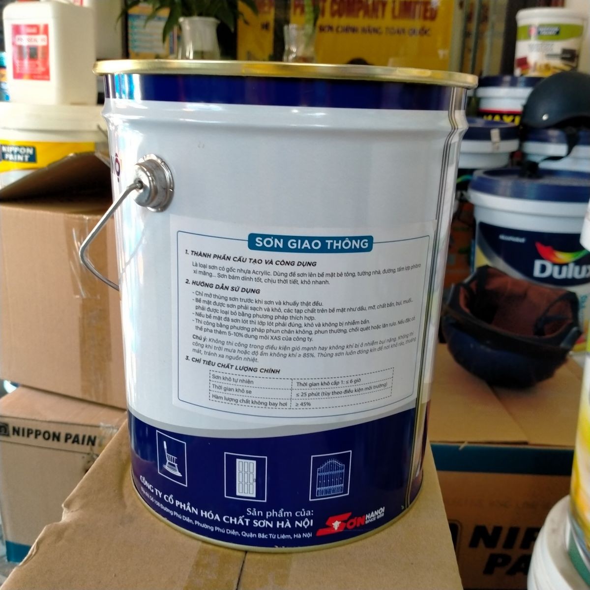 Bao bì sản phẩm sơn CMC