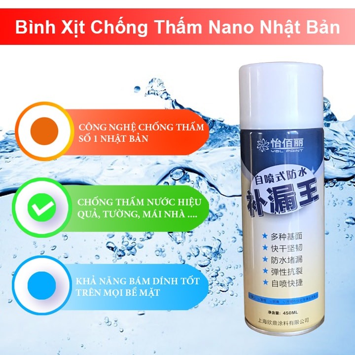 Sơn xịt chống thấm Nhật Bản