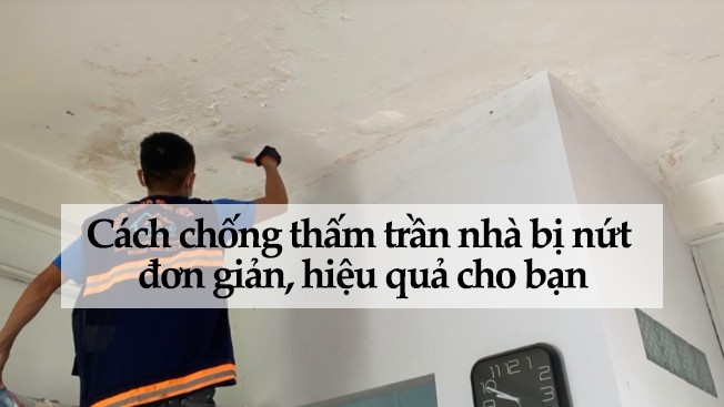 Sơn chống thấm cho khu vực trần nhà 