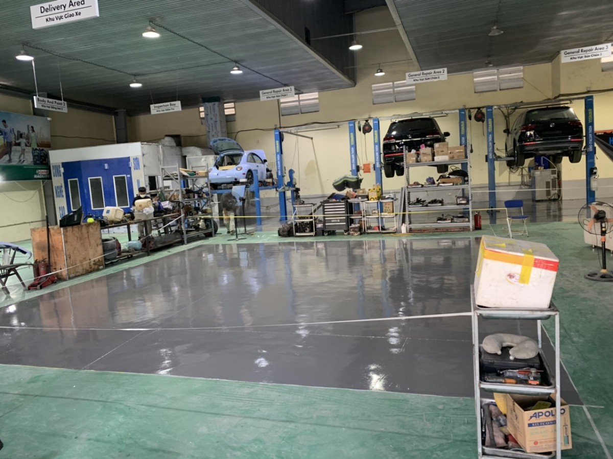 Các công trình yêu cầu tải trọng lớn thường ưu tiên sử dụng sơn Epoxy