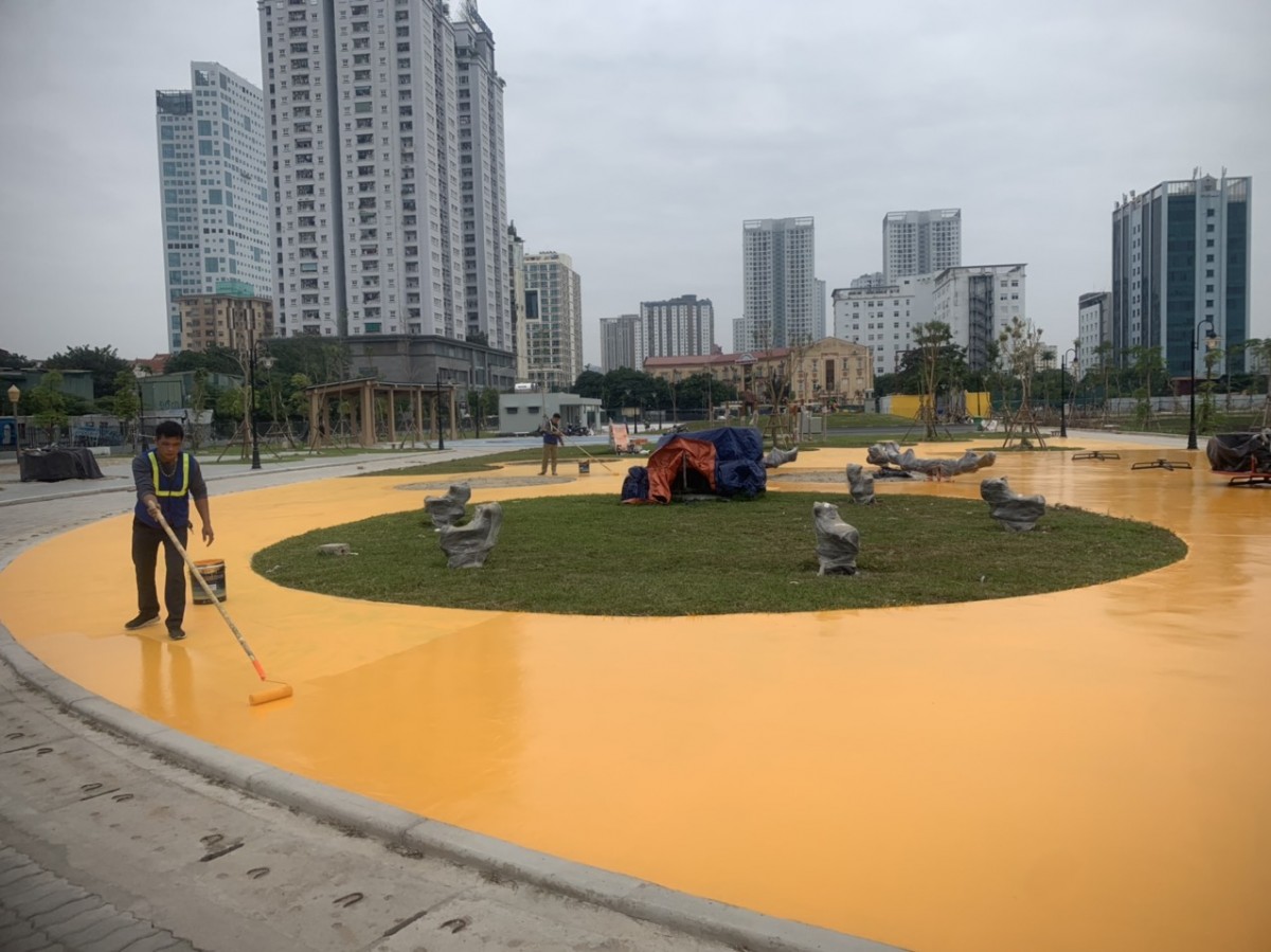 Công trình thi công sơ Epoxy gốc dầu