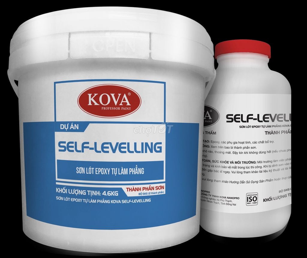 Bao bì sản phẩm sơn Epoxy KOVA