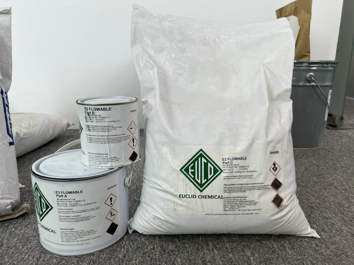 Bao bì 1 dòng sản phẩm vữa Epoxy